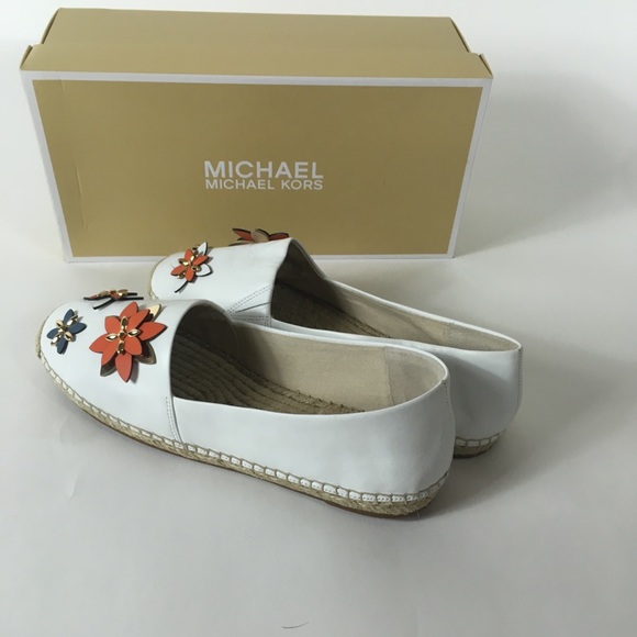 Michael Kors white leather Heidi espadrilles - Picture 5 of 7